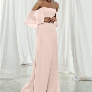 Bridesmaids dress - worn ONCE. Like new Amsale